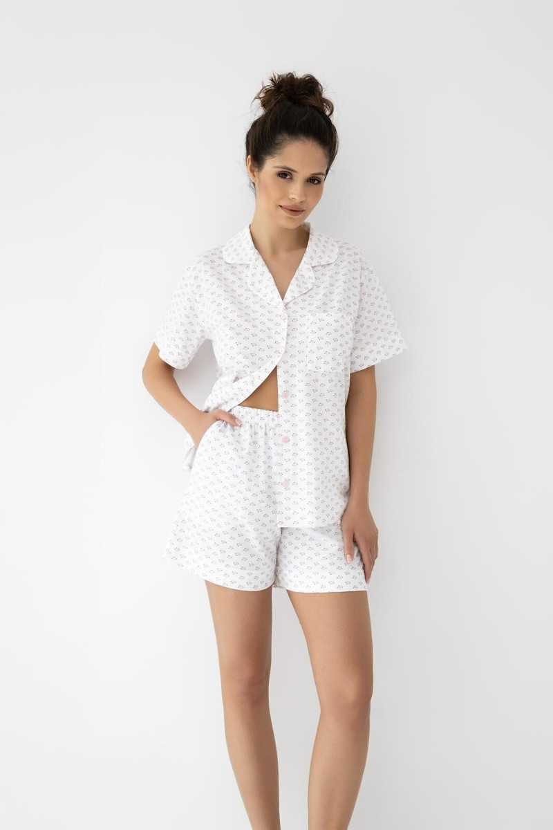 Piżama Sensis Leslie Kr/R S-Xl Rozpinana