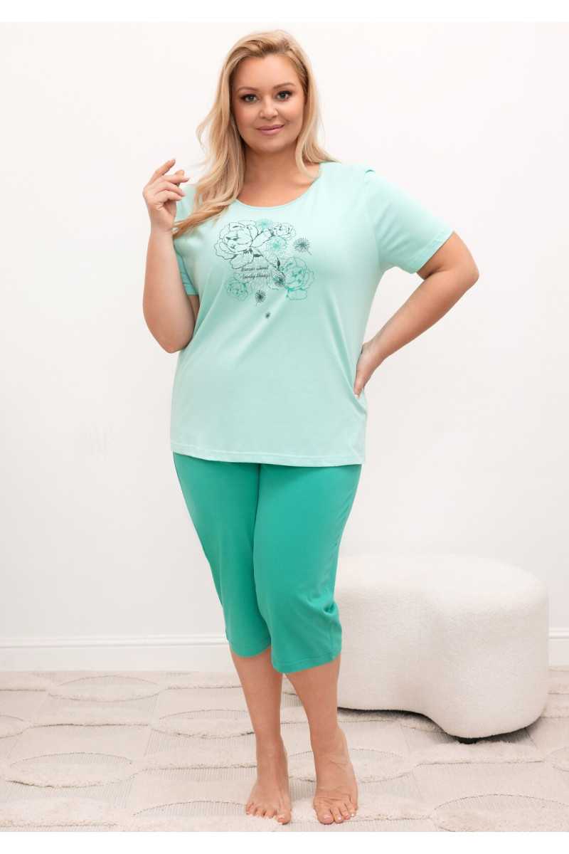 Piżama Regina 4007 Kr/R 2Xl-3Xl L26