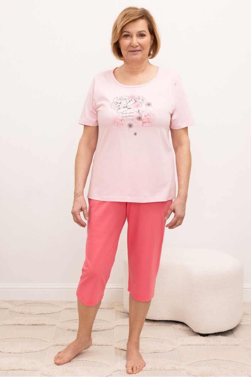 Piżama Regina 4007 Kr/R 2Xl-3Xl L26
