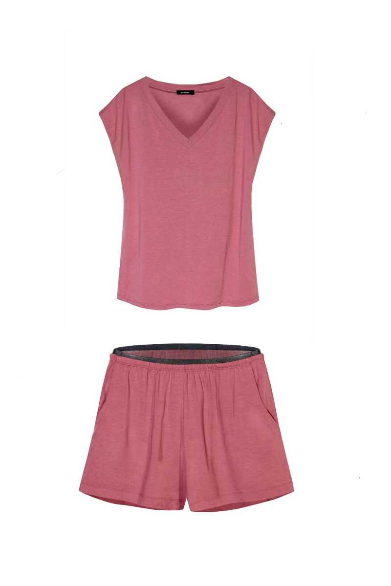 Spodenki Piżamowe Mefemi Mix&Match Mila Pdi1 Gładkie S-2Xl