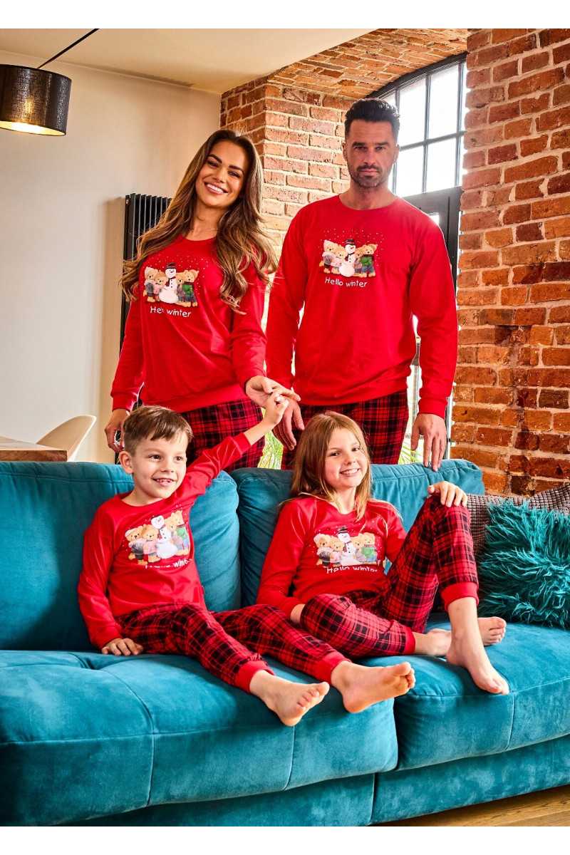 Piżama Cornette 115/289 Winter Dł/R Christmas S-2Xl Męska