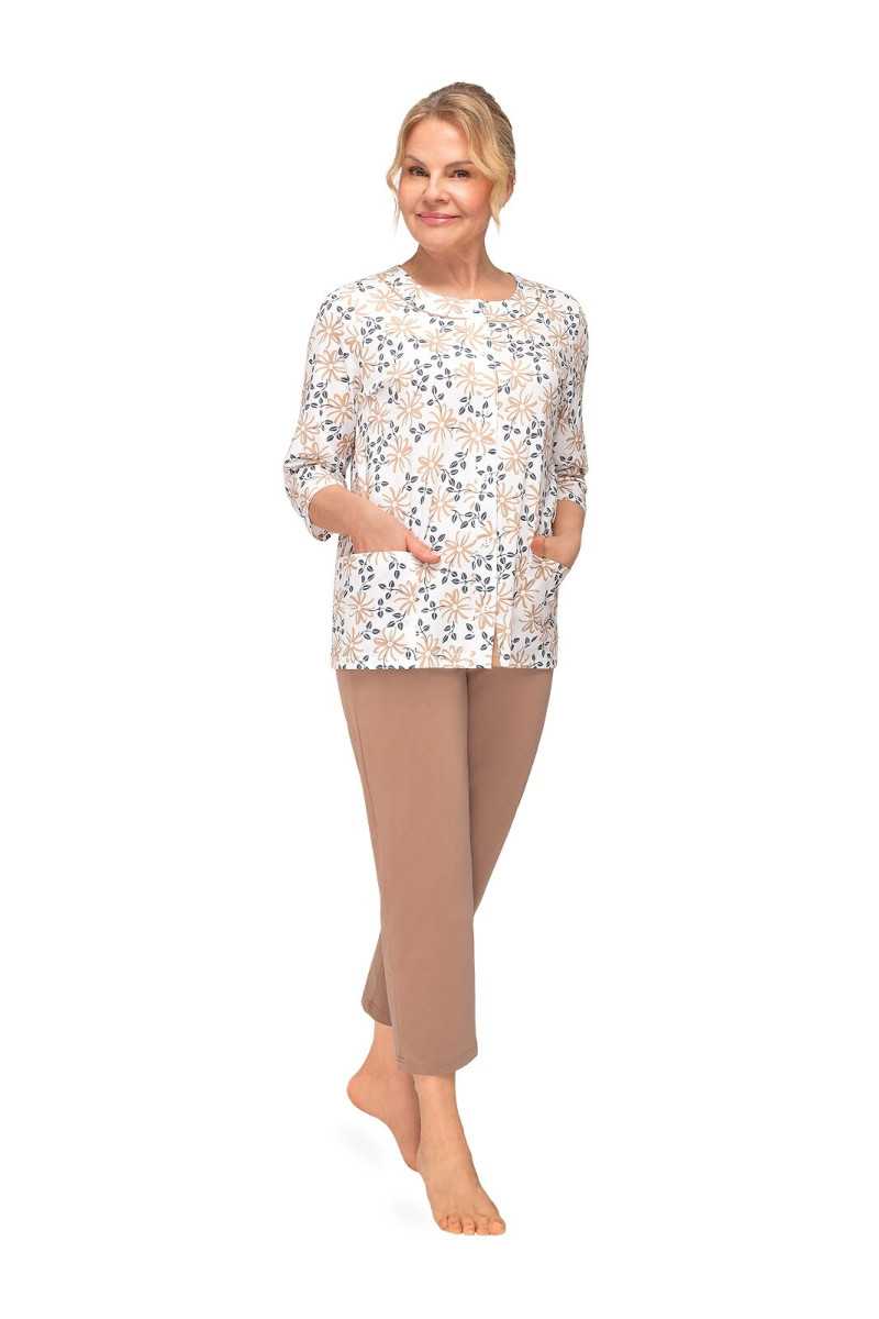 Piżama Martel Maria Ii 201 3/4 M-2Xl Damska Rozpinana