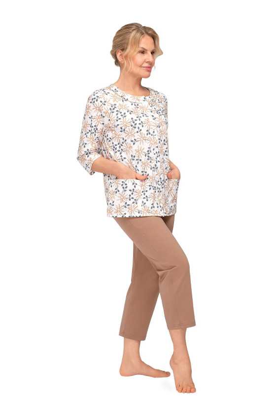 Piżama Martel Maria Ii 201 3/4 M-2Xl Damska Rozpinana