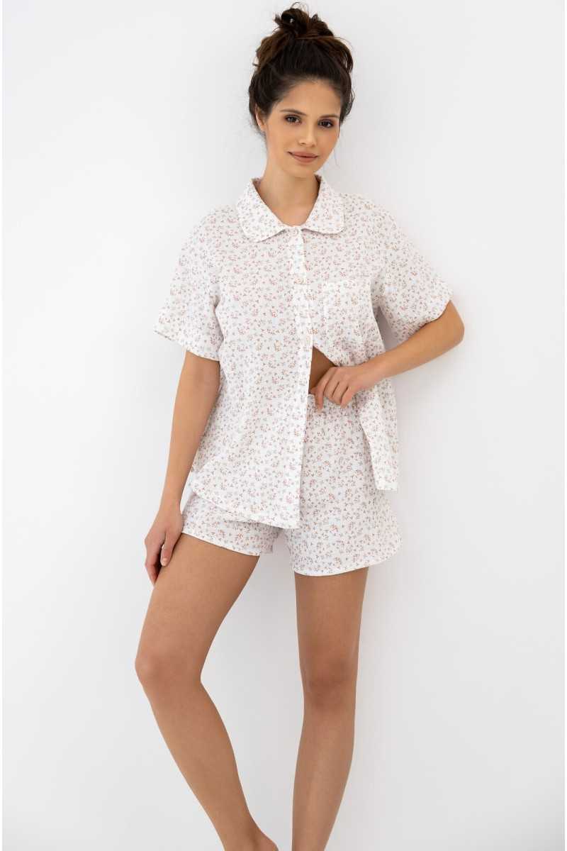 Piżama Sensis Nayla Kr/R S-Xl Rozpinana