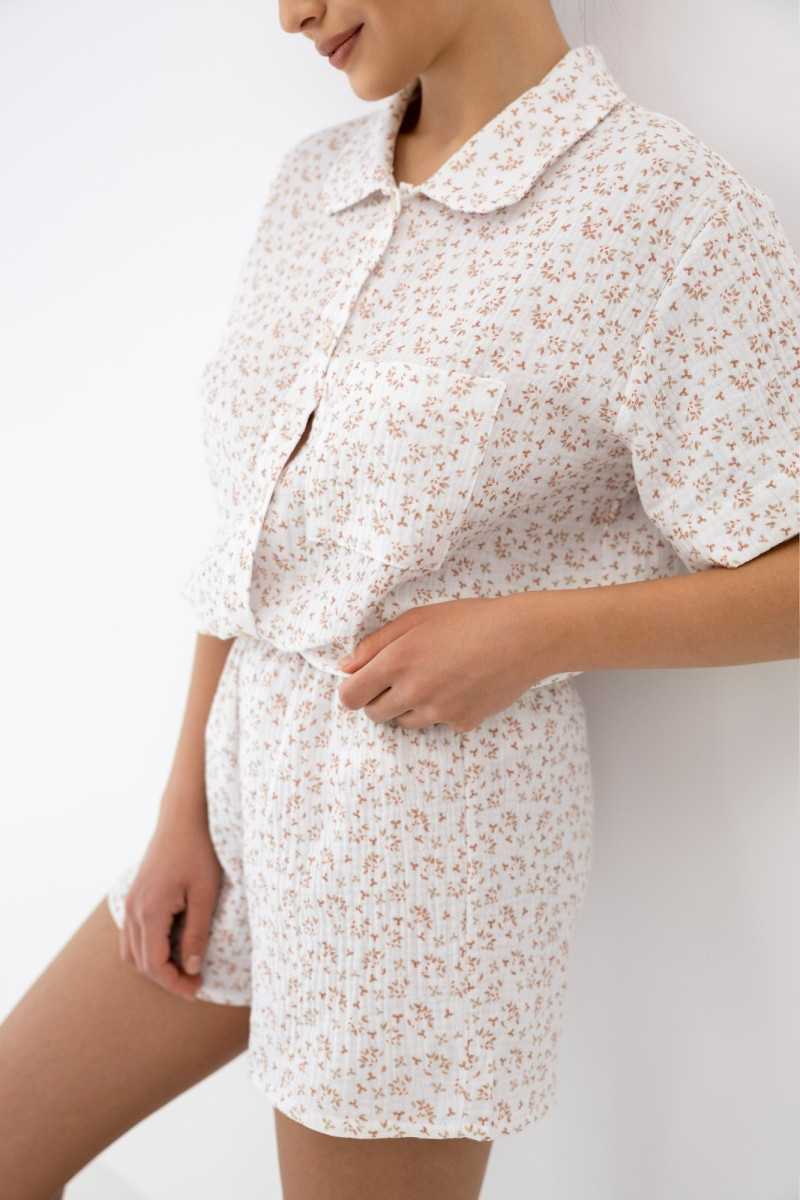 Piżama Sensis Nayla Kr/R S-Xl Rozpinana