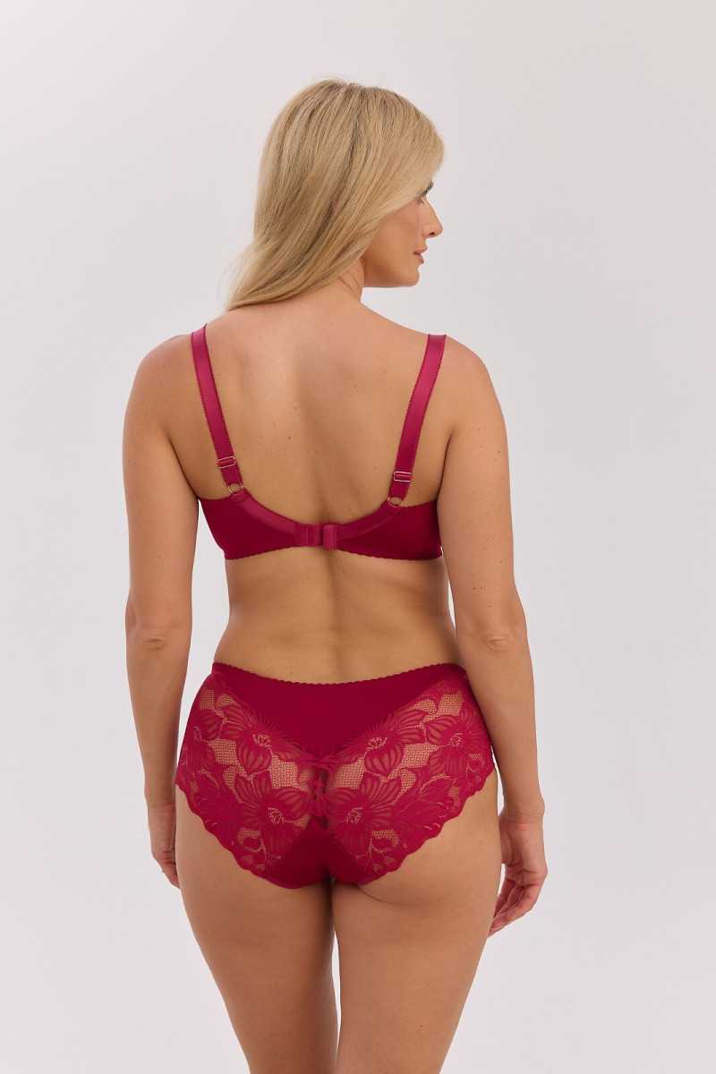 Biustonosz Semi Soft Gaia Bs 1372 Mary Bordowy