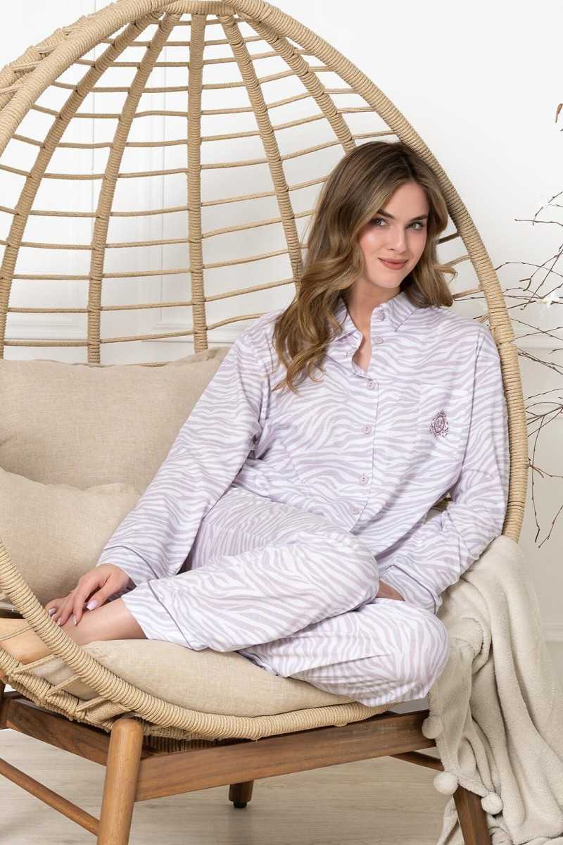 Piżama Leveza 1790 Penelopa Dł/R M-Xl Rozpinana