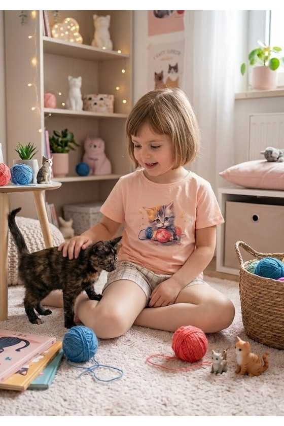 Piżama Cornette Kids Girl 787/125 Kity 4 Kr/R 98-128
