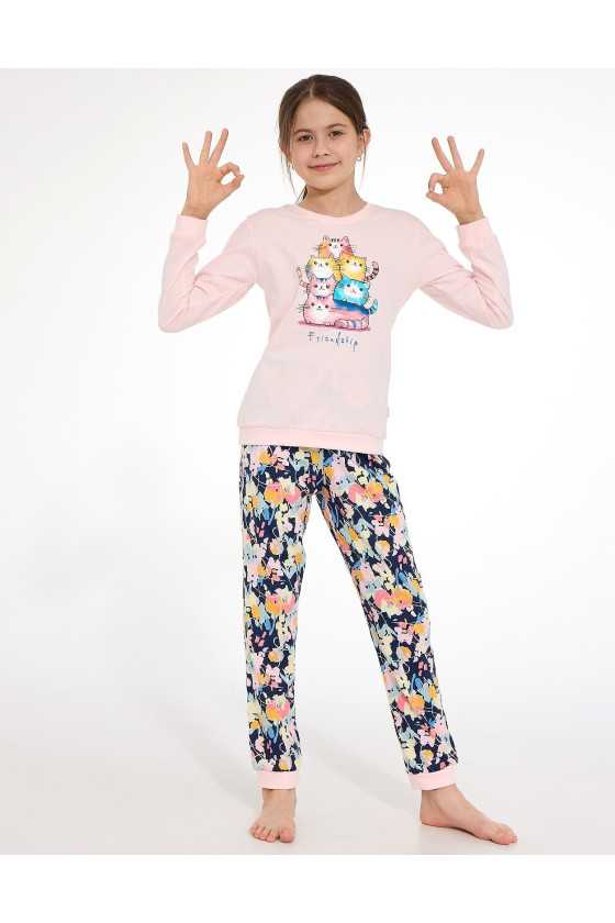 Piżama Cornette Young Girl 592/210 Friendship Dł/R 164-170