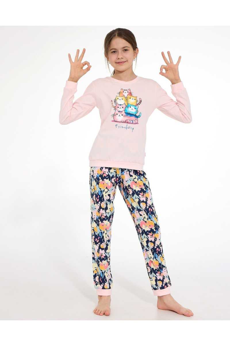 Piżama Cornette Young Girl 592/210 Friendship Dł/R 164-170