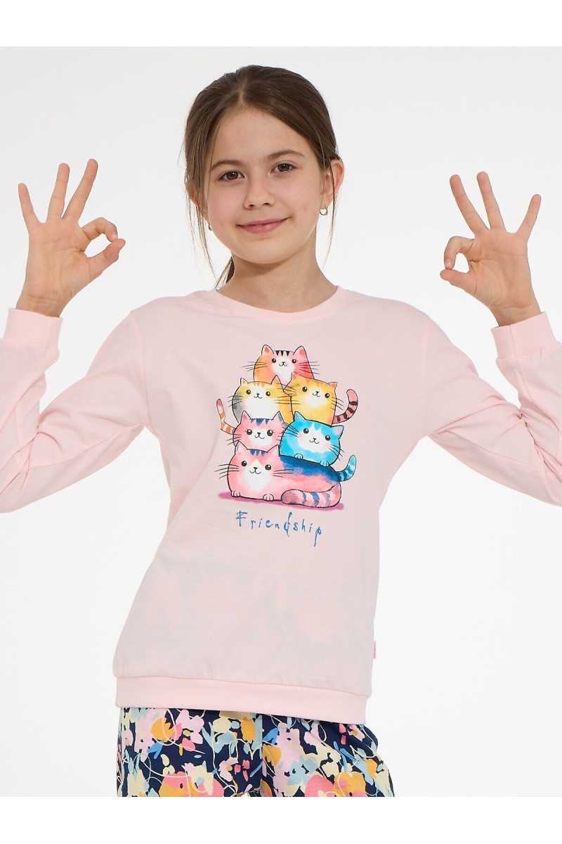 Piżama Cornette Young Girl 592/210 Friendship Dł/R 164-170