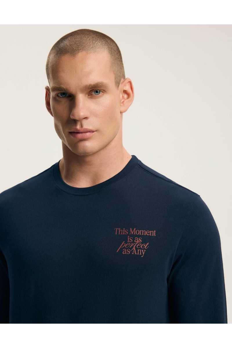 Piżama Henderson Premium 45455 Indigo Dł/R M-3Xl