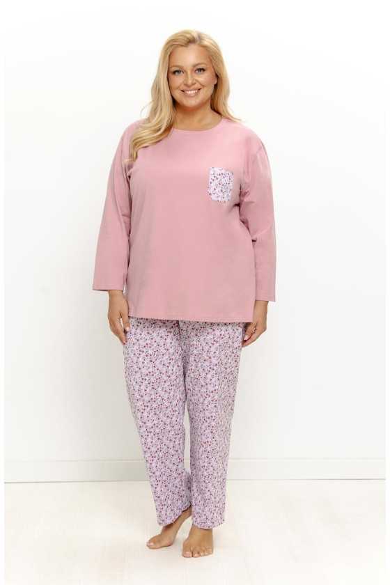Piżama Taro 3655 Agnessa Dł/R 2Xl-3Xl Z26