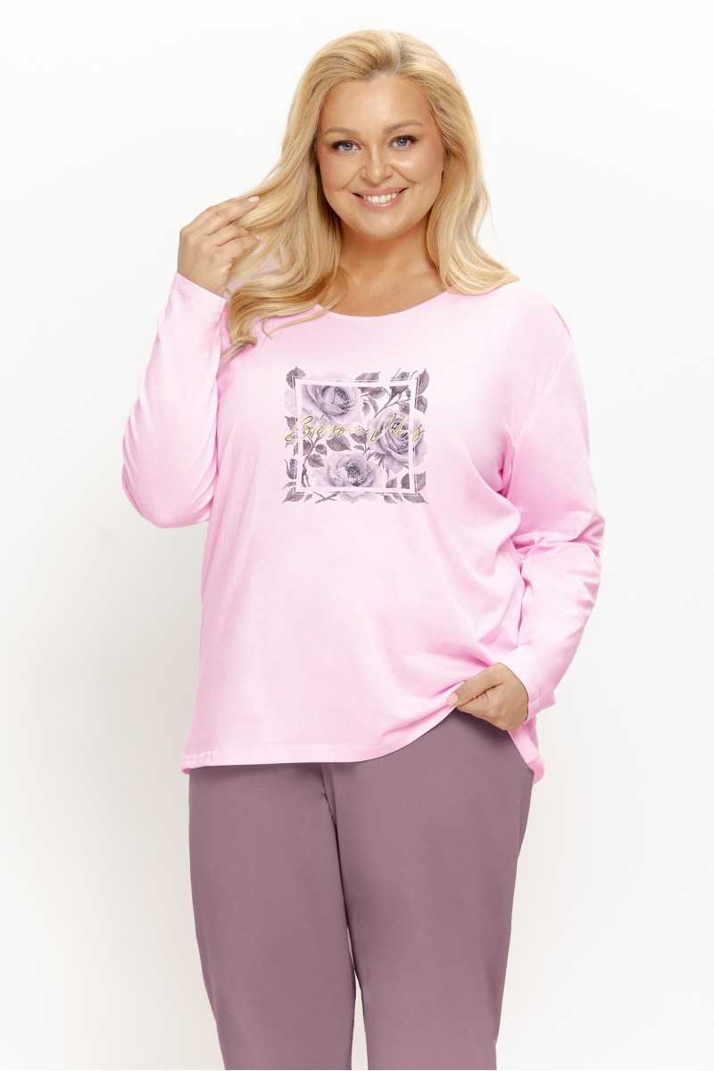 Piżama Taro 3657 Solene Dł/R 2Xl-4Xl Z26