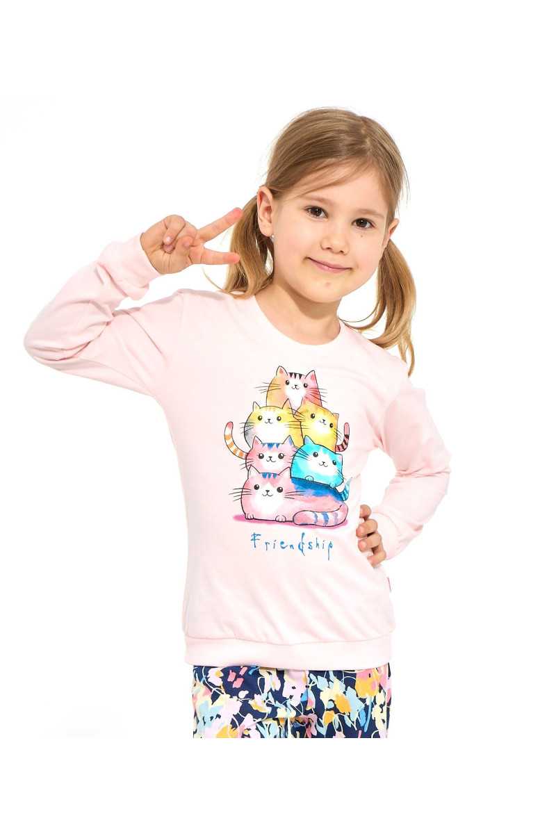 Piżama Cornette Kids Girl 594/210 Friendship Dł/R 86-128