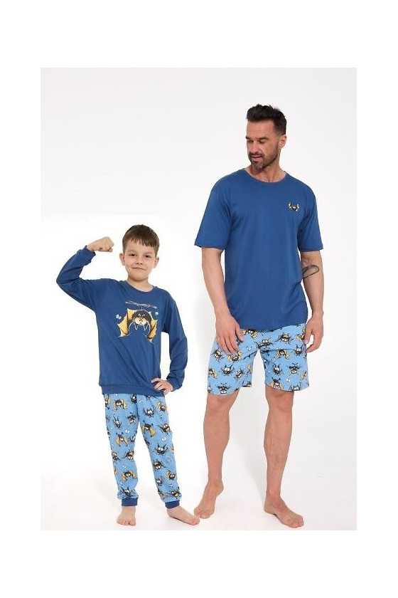 Piżama Cornette Kids Boy 593/188 Bat 3 Dł/R 86-128