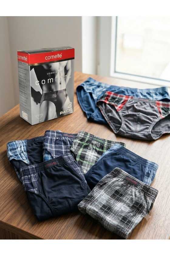 Slipy Cornette Comfort 3-Pack A'3 2XL-3XL