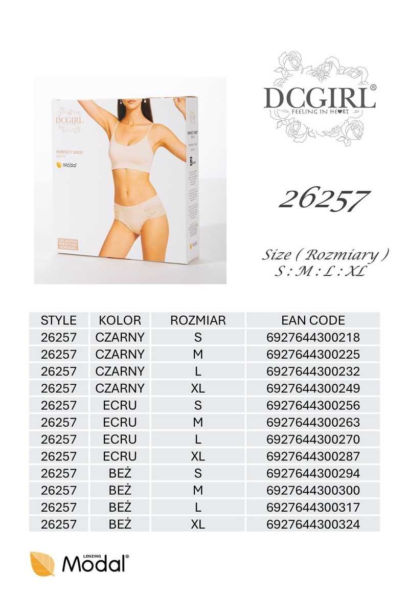 Figi Dc Girl 26257 A2 Pudełko S-Xl