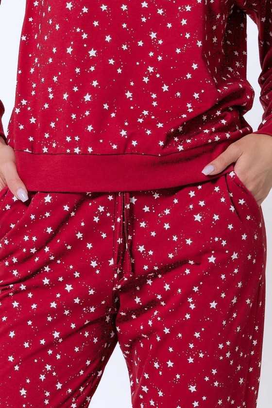Piżama Leveza 1802 Rawen Dł/R S-Xl