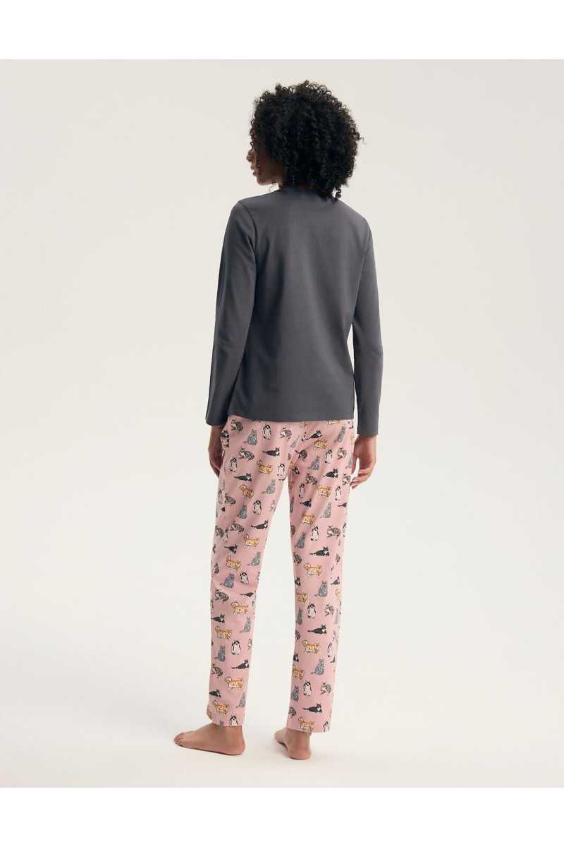 Piżama Henderson Ladies 45419 Ginni Dł/R S-3Xl