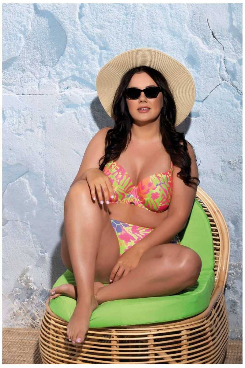 Biustonosz soft kąpielowy Ava SK 187 Maxi Fluo