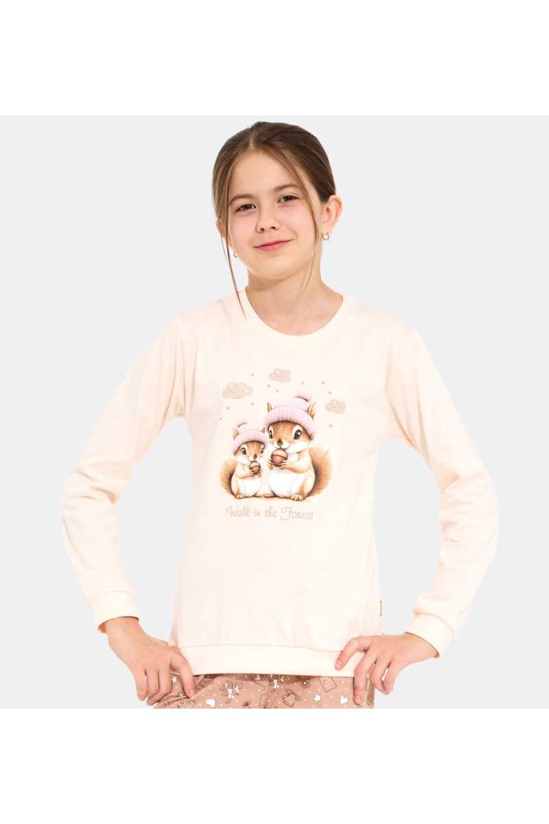 Piżama Cornette Young Girl 592/200 Snack Dł/R 170-176