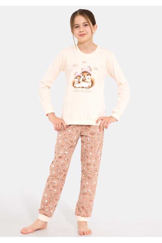 Piżama Cornette Young Girl 592/200 Snack Dł/R 134-164