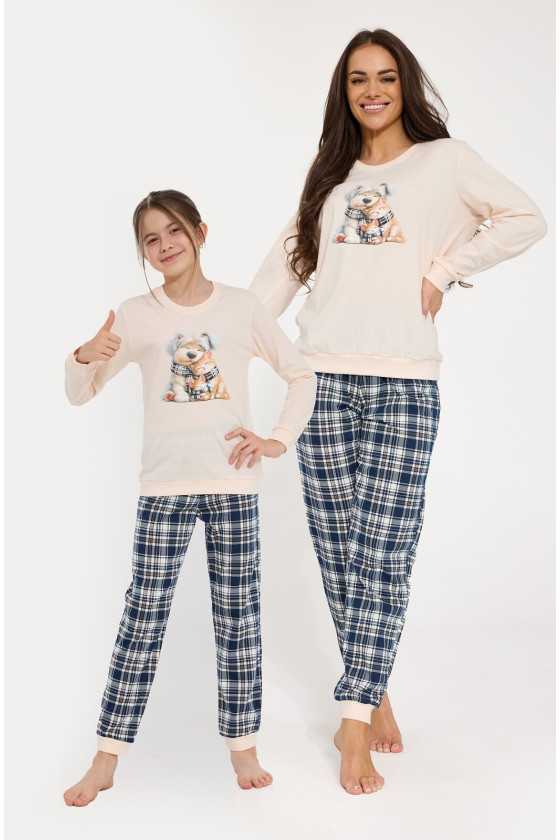 Piżama Cornette Young Girl 592/203 Home Friends Dł/R 134-164