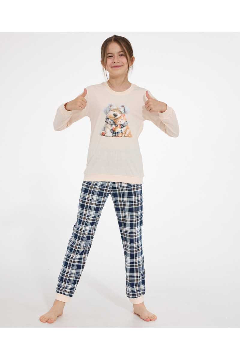Piżama Cornette Young Girl 592/203 Home Friends Dł/R 134-164