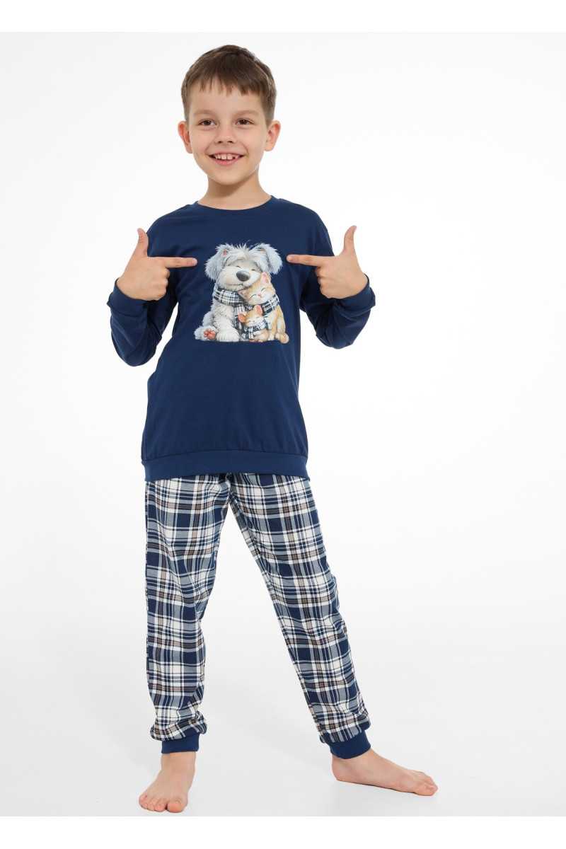 Piżama Cornette Young Boy 966/185 Home Friends Dł/R 134-164