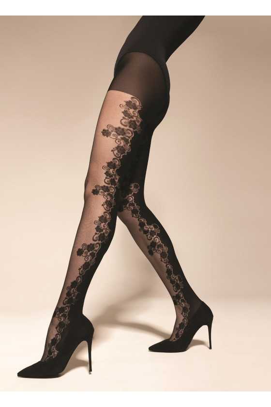 Rajstopy Gatta Trendy Floral Wz.03 50 Den 2-4