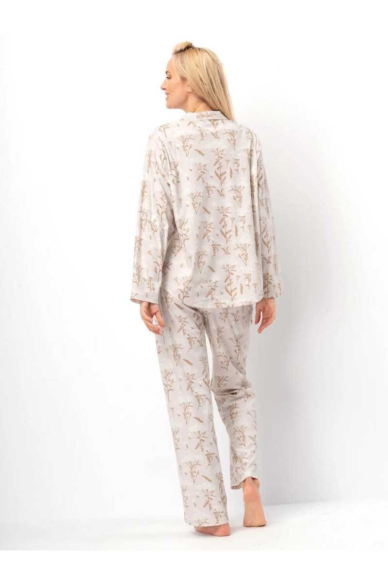 Piżama Key Lns 567 B25 Dł/R 2Xl-4Xl Rozpinana Damska
