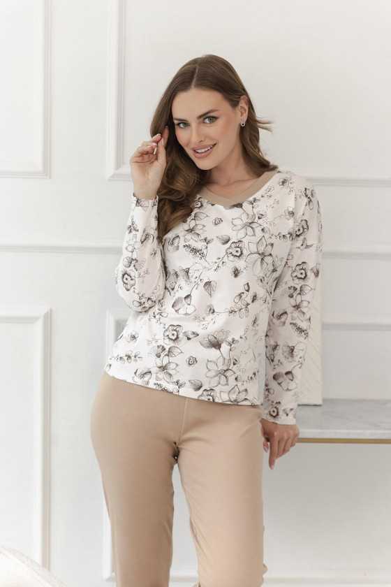 Piżama Taro 3630 Selmia Interlock Dł/R M-Xl Z26