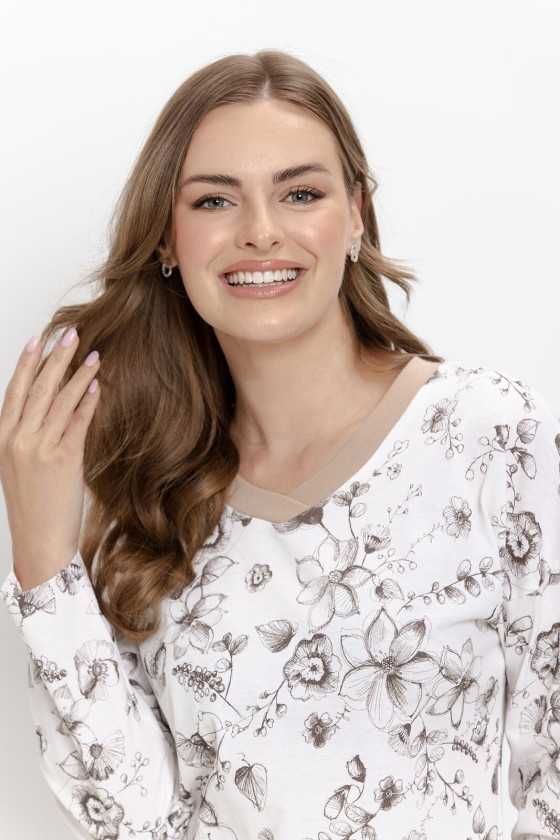 Piżama Taro 3630 Selmia Interlock Dł/R M-Xl Z26
