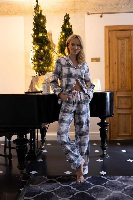 Piżama Sensis Ashlyn Dł/R Xs-2Xl Rozpinana