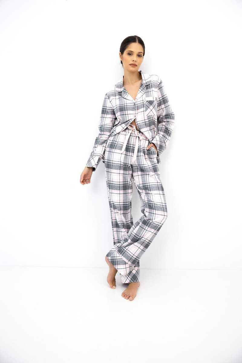 Piżama Sensis Ashlyn Dł/R Xs-2Xl Rozpinana