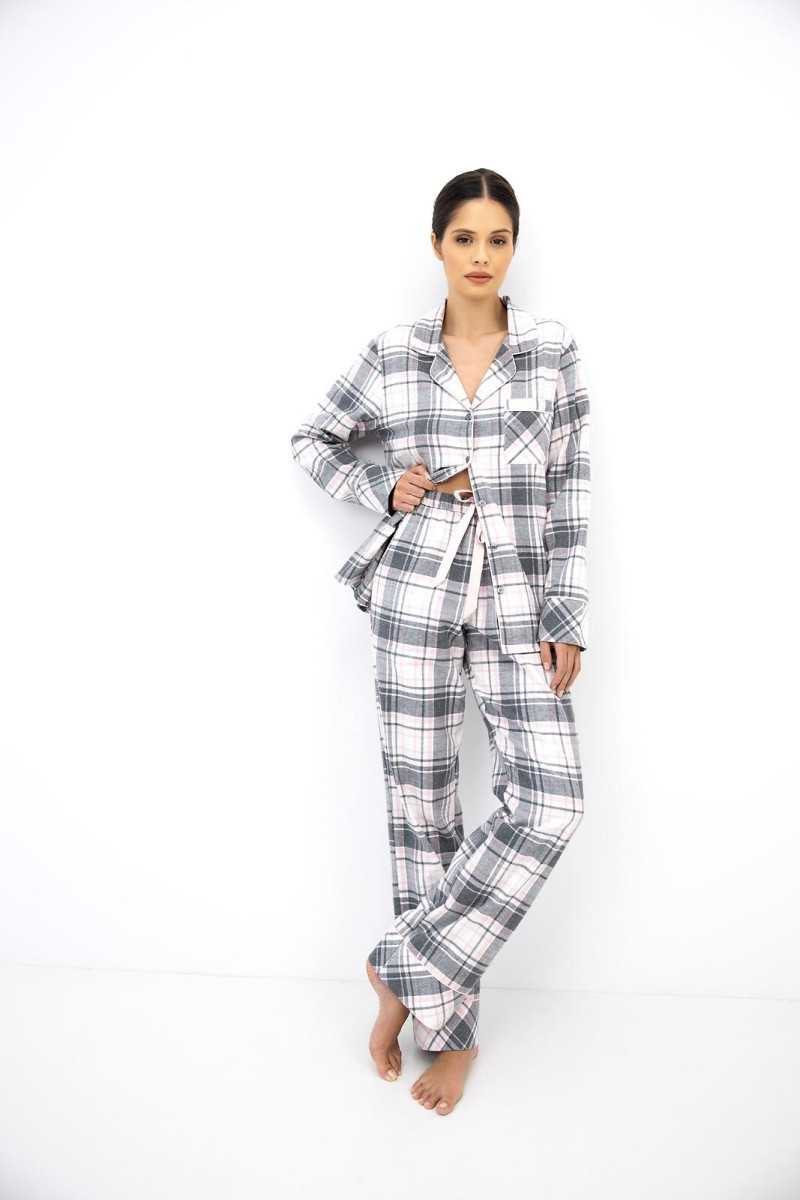 Piżama Sensis Ashlyn Dł/R Xs-2Xl Rozpinana