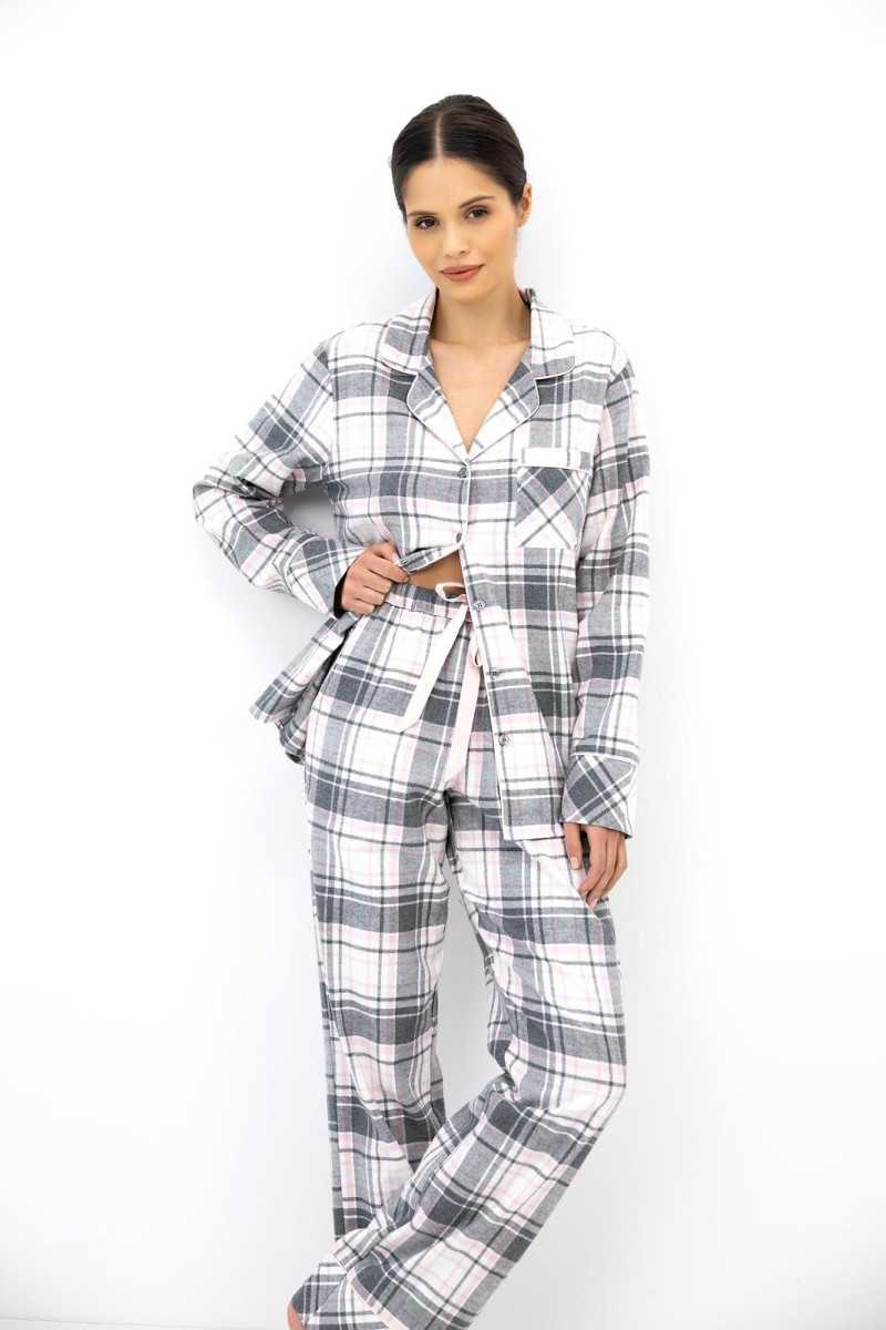 Piżama Sensis Ashlyn Dł/R Xs-2Xl Rozpinana