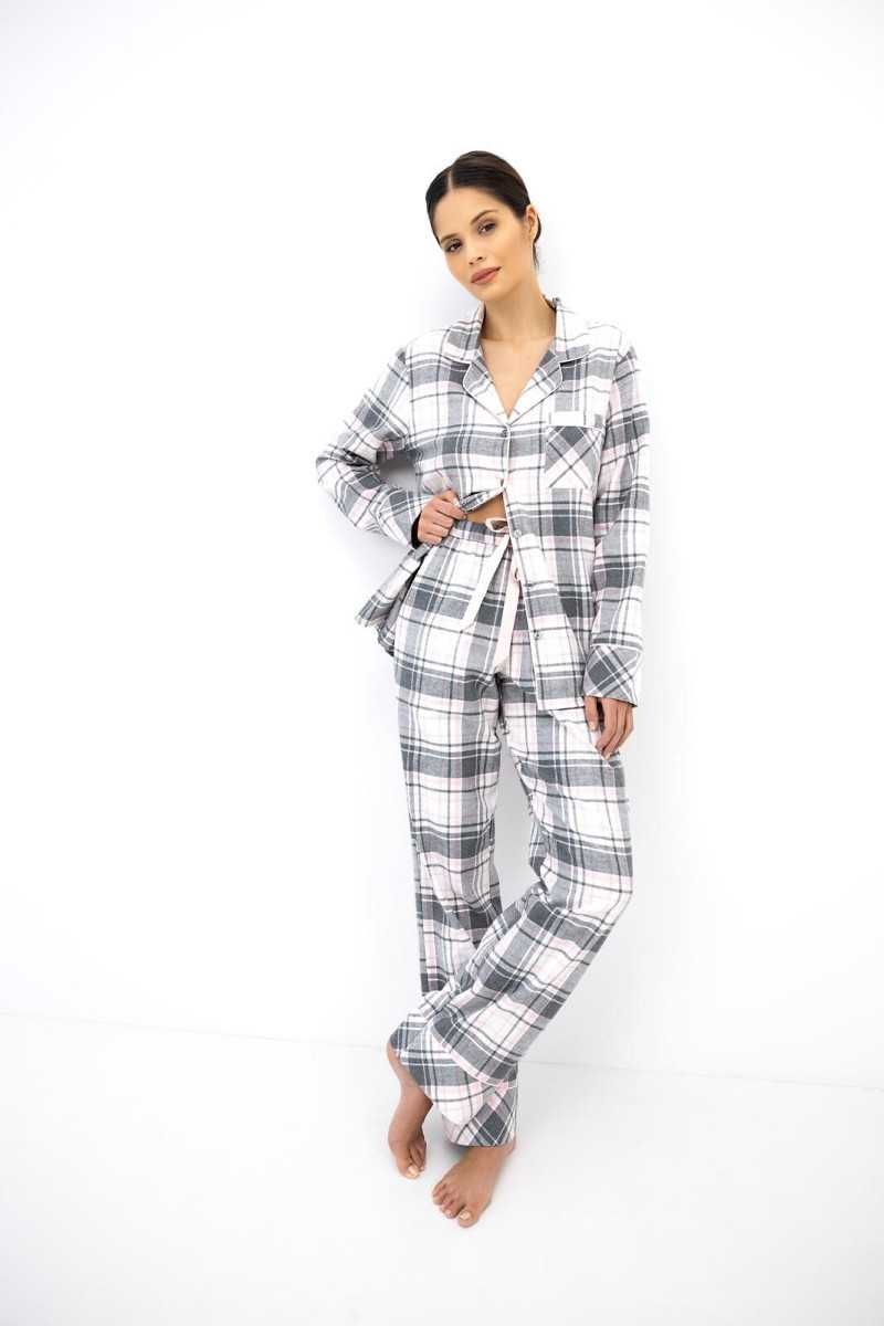 Piżama Sensis Ashlyn Dł/R Xs-2Xl Rozpinana