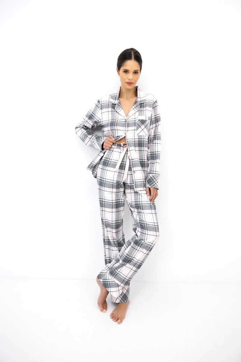 Piżama Sensis Ashlyn Dł/R Xs-2Xl Rozpinana