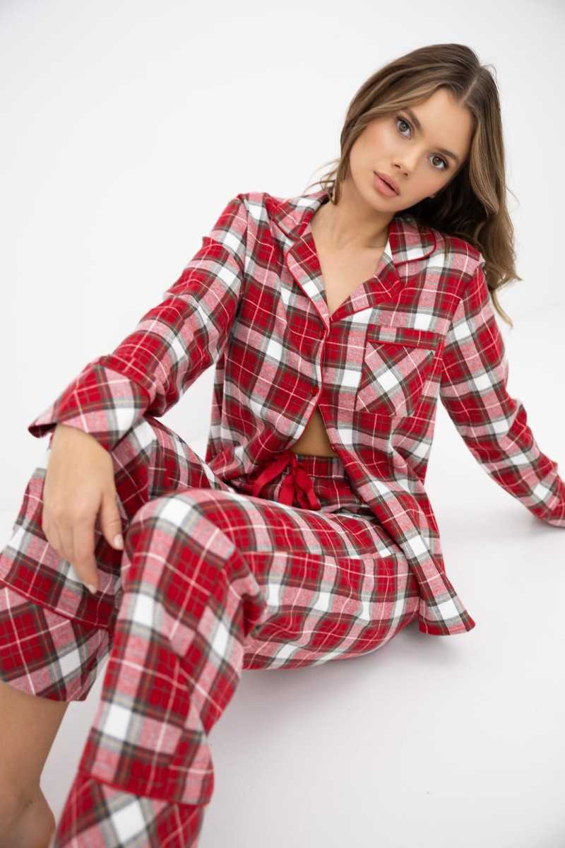 Piżama Sensis Yulie Dł/R Xs-2Xl Rozpinana