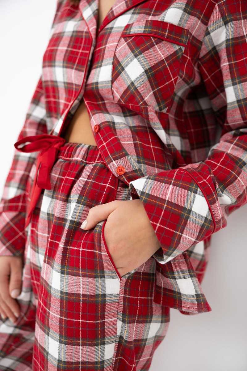 Piżama Sensis Yulie Dł/R Xs-2Xl Rozpinana