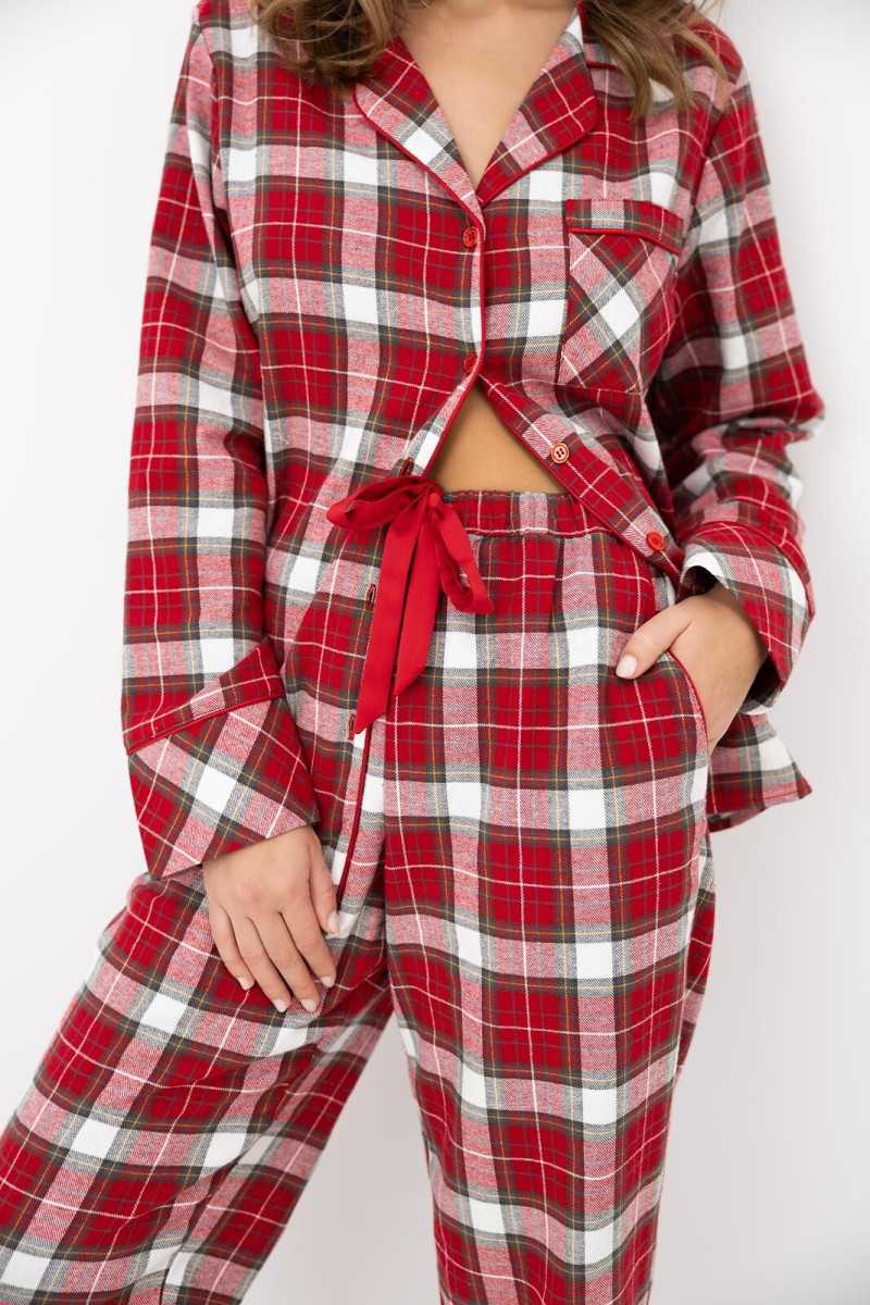 Piżama Sensis Yulie Dł/R Xs-2Xl Rozpinana
