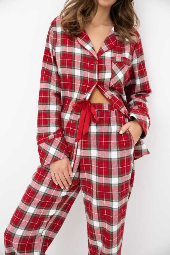 Piżama Sensis Yulie Dł/R Xs-2Xl Rozpinana
