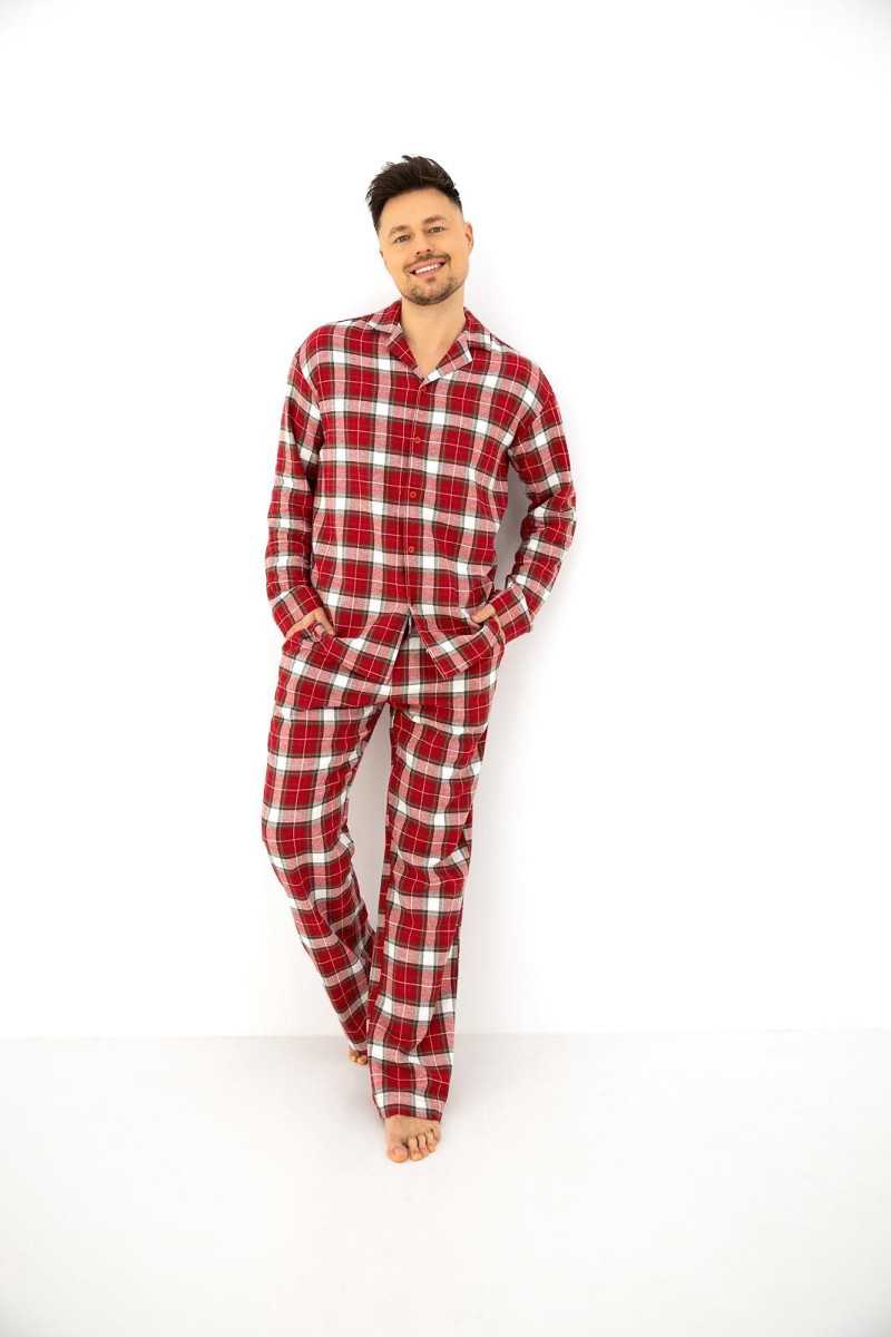 Piżama Sensis Lucas Dł/R S-2Xl Rozpinana