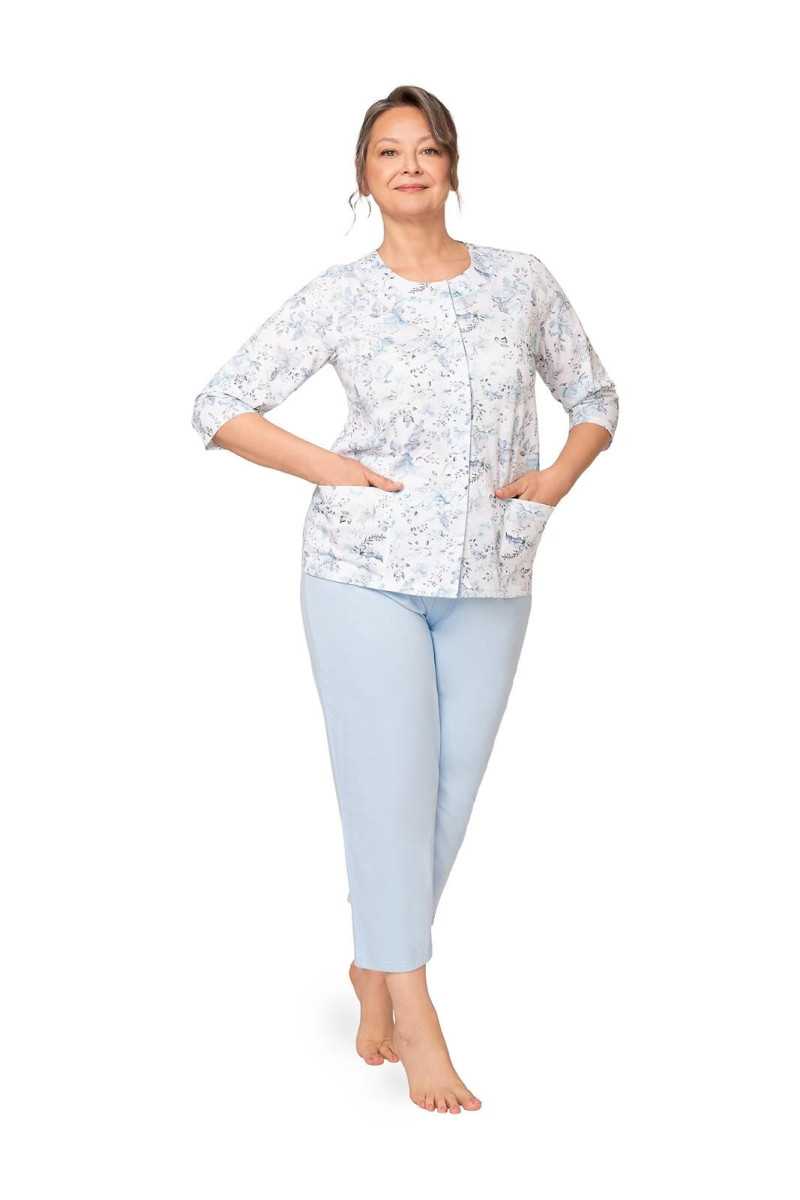 Piżama Martel Maria Ii 201 3/4 M-2Xl Damska Rozpinana