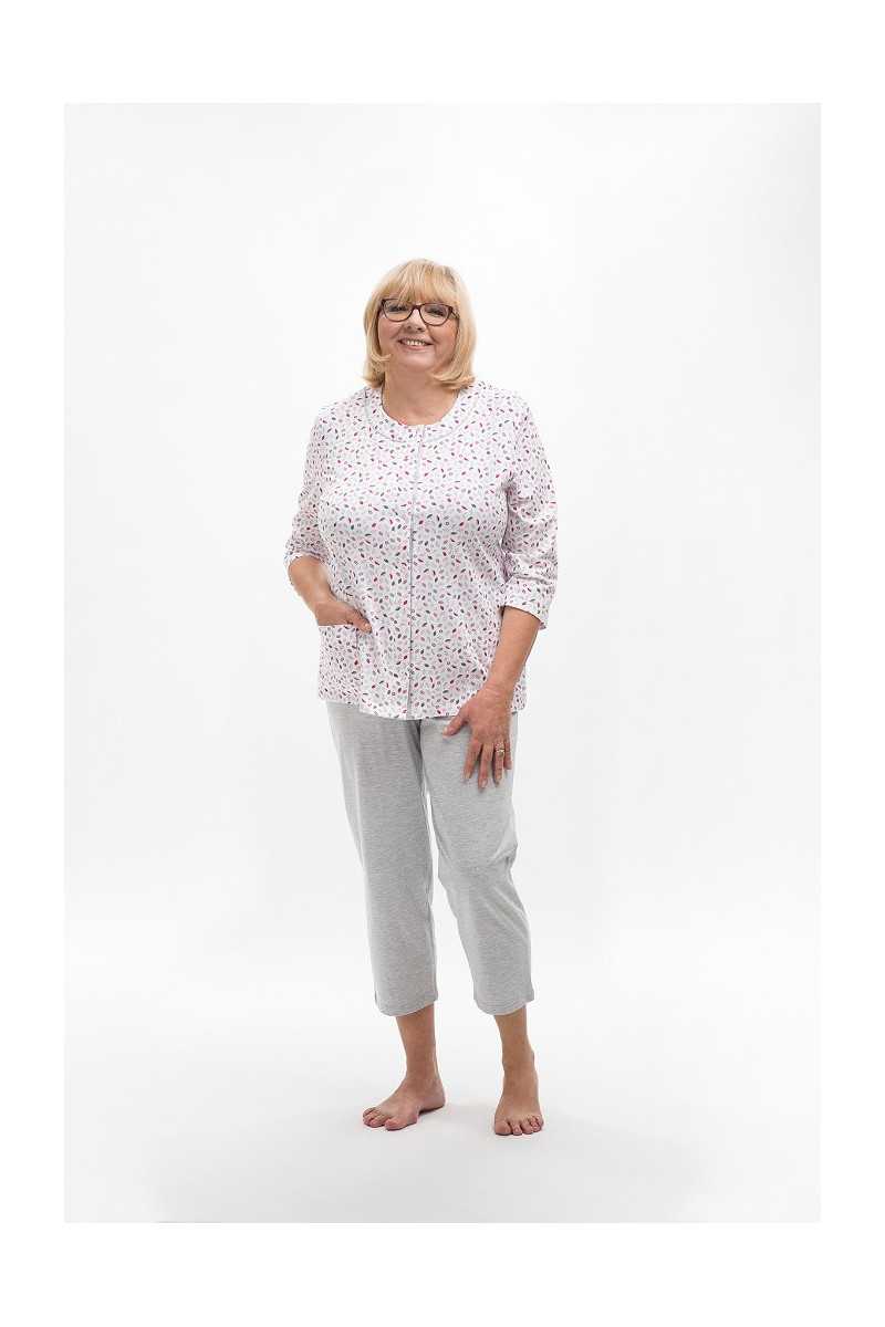 Piżama Martel Maria Ii 201 3/4 M-2Xl Damska Rozpinana
