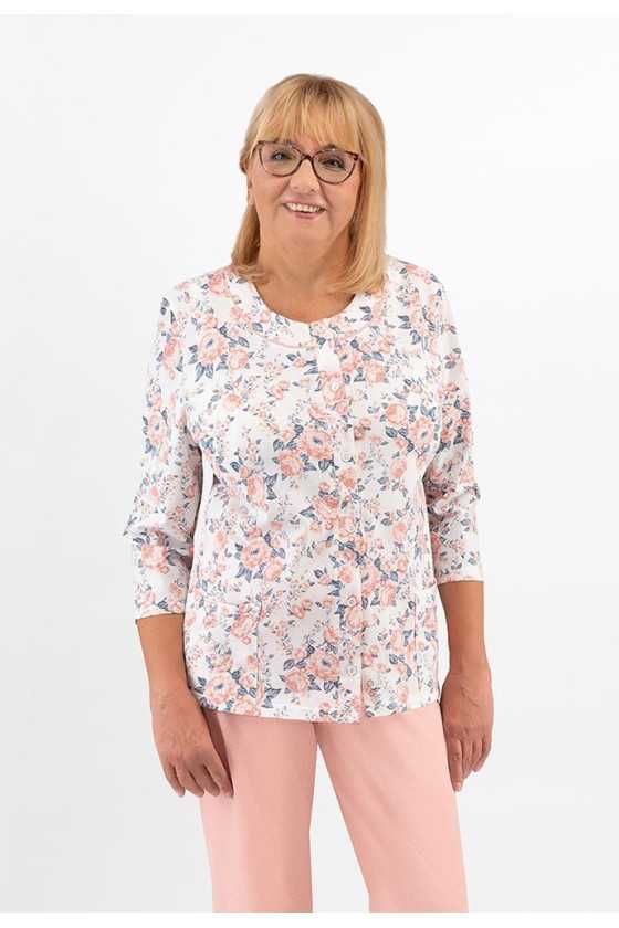 Piżama Martel Maria Ii 201 3/4 M-2Xl Damska Rozpinana