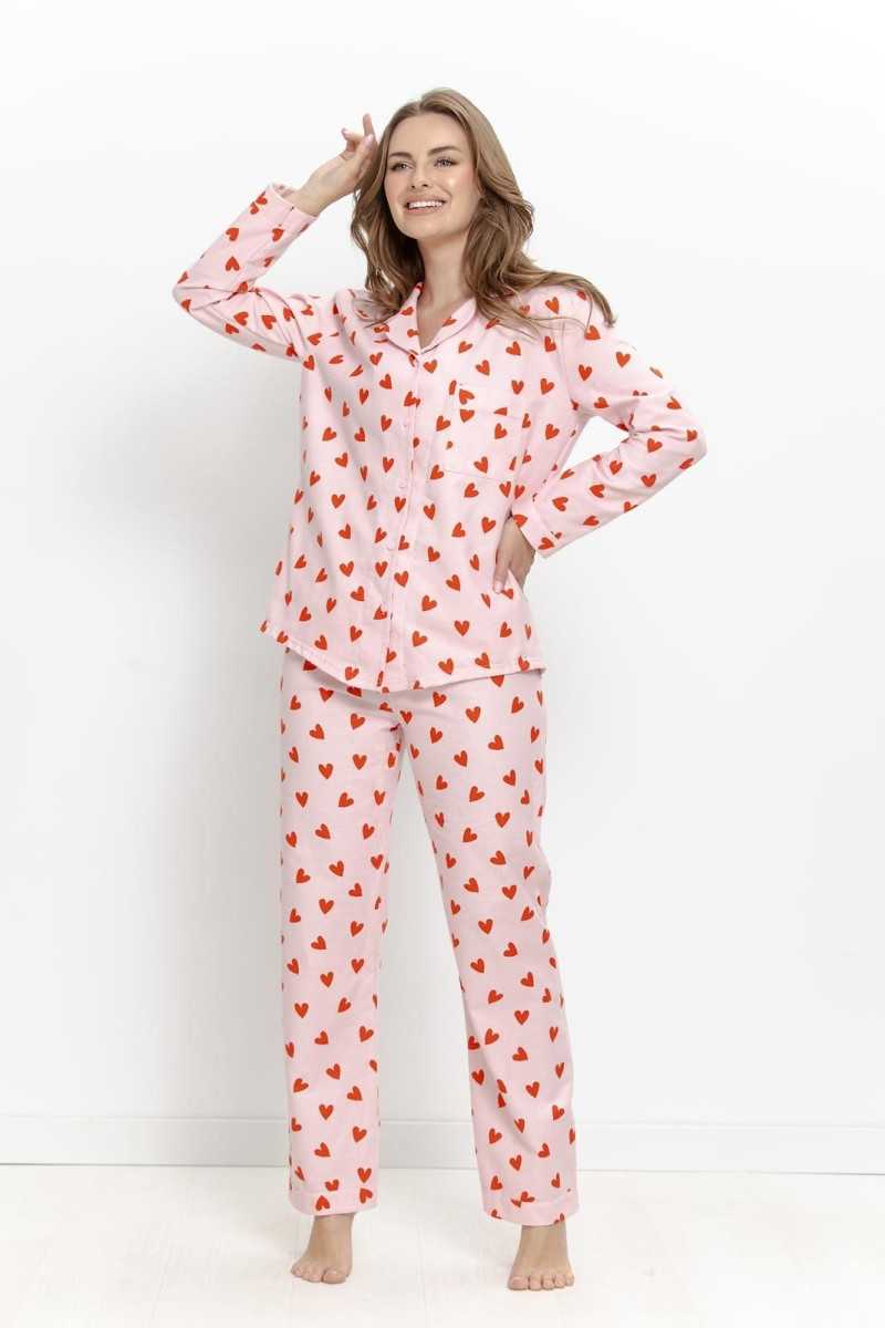 Piżama Taro 3628 Sorella Dł/R S-Xl Rozpinana