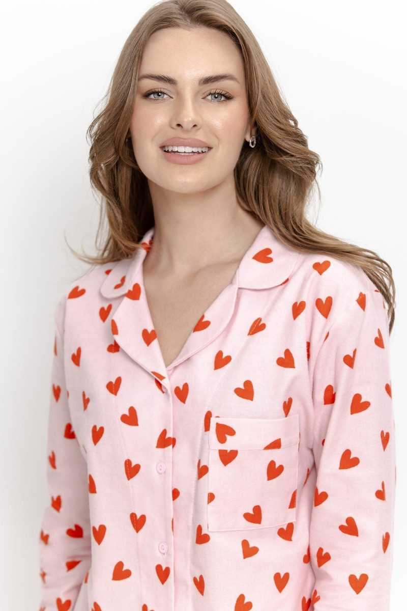 Piżama Taro 3628 Sorella Dł/R S-Xl Rozpinana